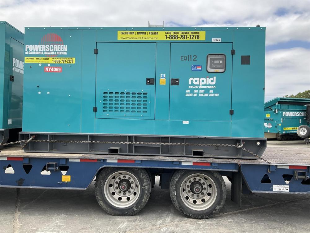 2021 RAPID POWER GENERATION 500 KVA